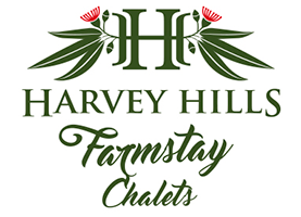 Harvey Hills Farm Stay Chalets Logo